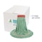 Boardwalk 5 in Looped-End Wet Mop, Green, Cotton/Synthetic, PK12, BWK503GNCT BWK503GNCT - alternate 7